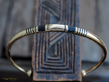 sahara brass adjustable cuff bracelet