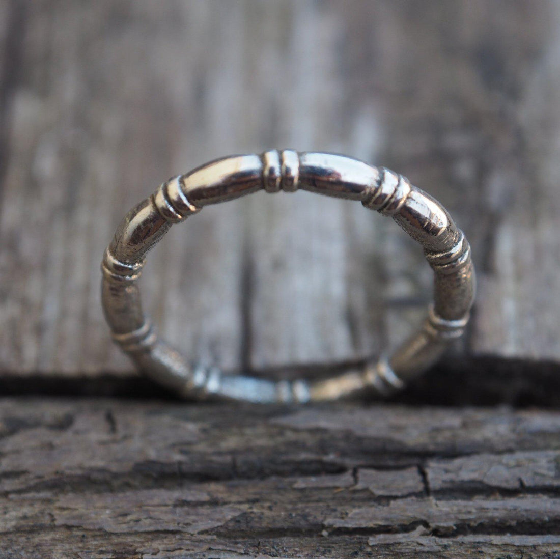 Rope sterling silver ring-ring-Magnetica