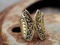 Tribal big gold brass ring-ring-Magnetica