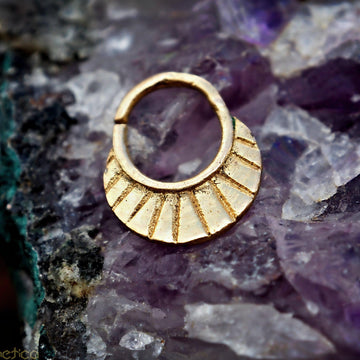 Gold piercing Ring , gauges-18.G&20.G available!-piercing-Magnetica