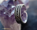 Tribal oxidized silver toe-midi-knuckle ring,adjustable one size fits all!-ring-Magnetica