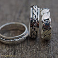 Vintage king spinning-A-sterling silver stacking ring-ring-Magnetica