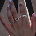 the belt sterling silver ring-ring-Magnetica